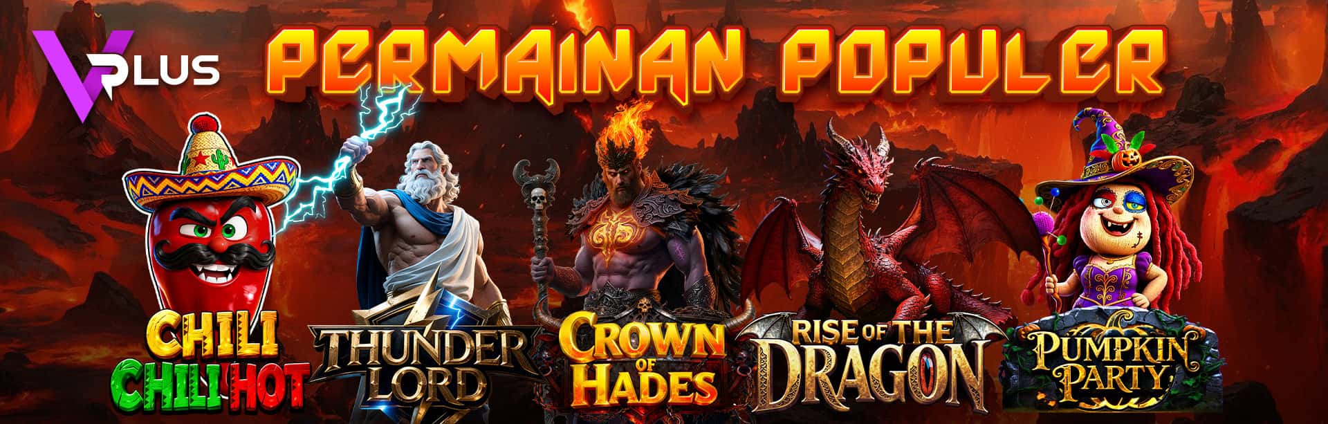 VPLUS - HOT GAMES BANNER