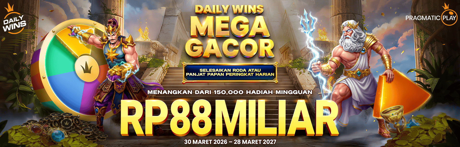 PP - DAILY WINS MEGA GACOR SEASON 4 LEVEL 1 