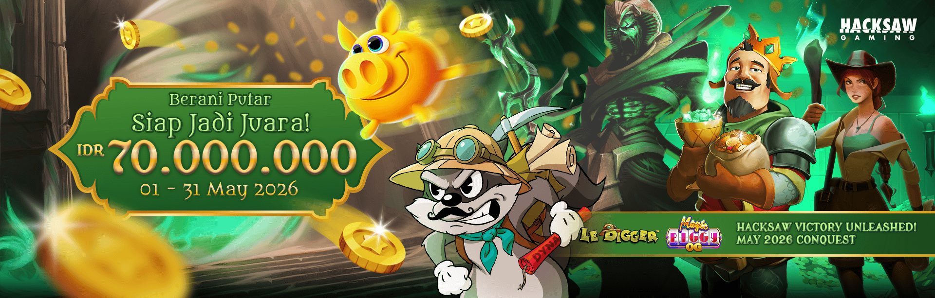 HACKSAW - VICTORY UNLEASHED PT 2, BERANI PUTAR SIAP JADI JUARA
