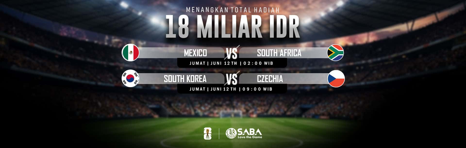 SABA World Cup Promo Banner 2