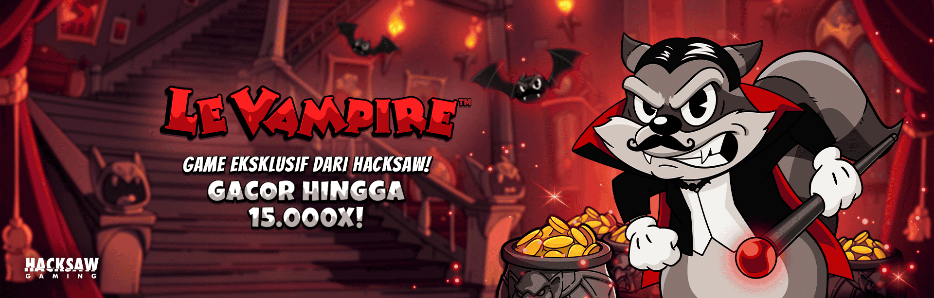 HACKSAW - LE VAMPIRE GAME PROMO BANNER