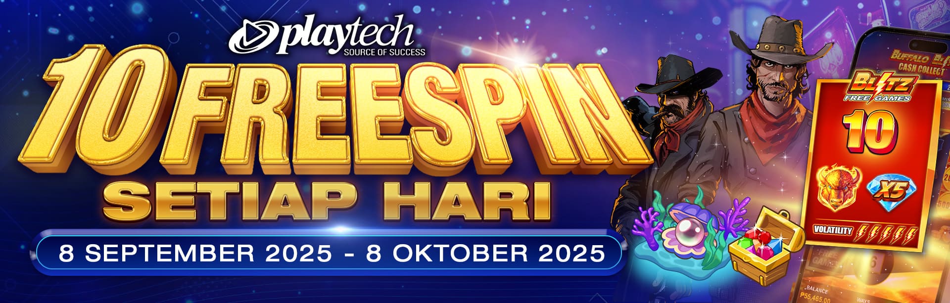 PLAYTECH - FREE SPIN CAMPAIGN