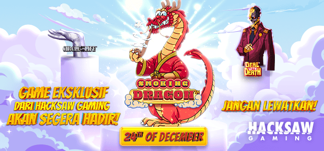 HACKSAW - SMOKING DRAGON GAME PROMO BANNER 