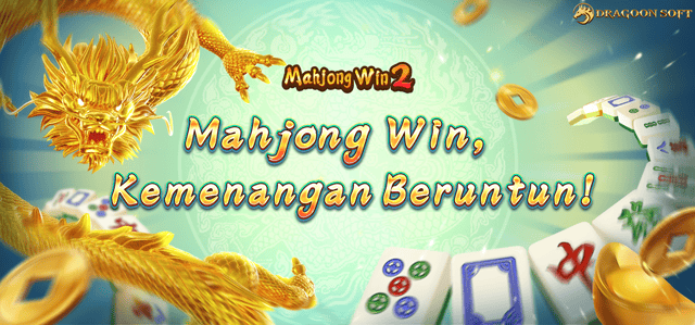DRAGOONSOFT - MAHJONG WIN 2 GAME PROMO BANNER