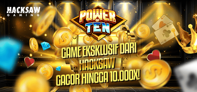 HACKSAW - POWER OF TEN GAME PROMO BANNER