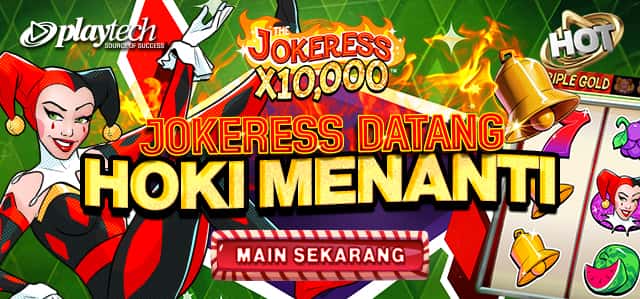 PLAYTECH - THE JOKERESS 10000 GAME PROMO BANNER