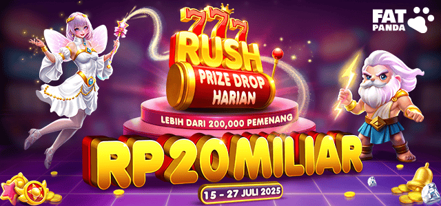 FAT PANDA - 777 RUSH PRIZE DROPS HARIAN