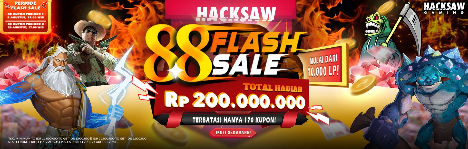 Hacksaw 8.8 Flash Sale