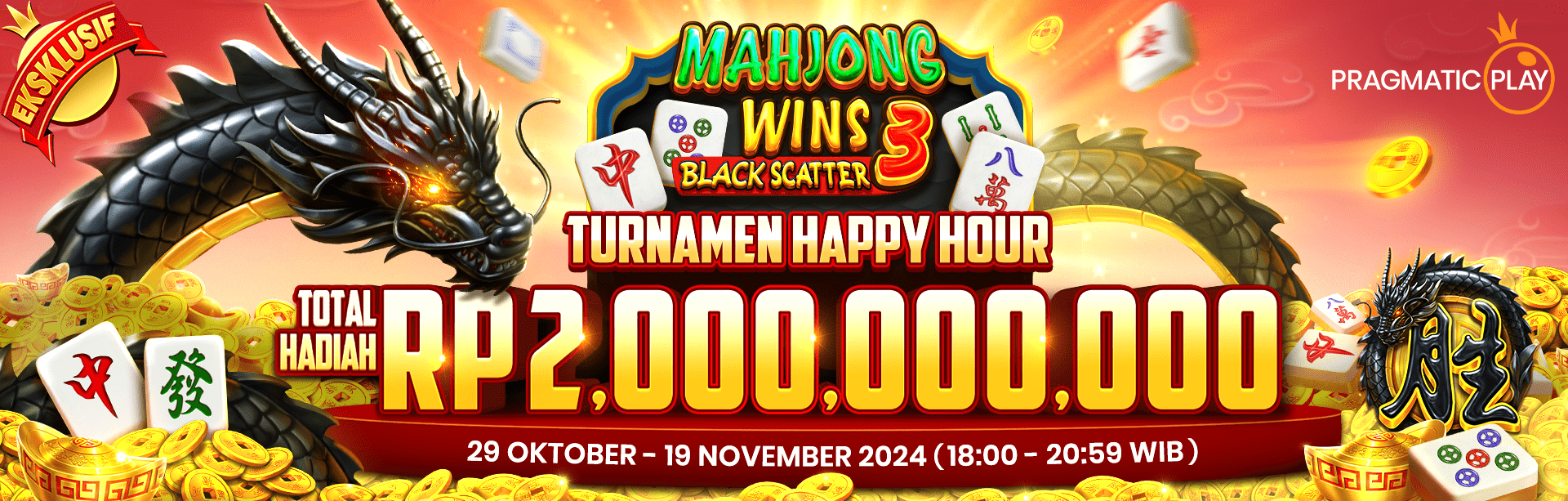 PP - Mahjong Wins 3 – Black Bespoke Daily Tournaments!